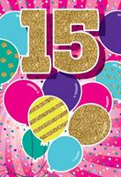 BIRTHDAY CARD - 15TH BIRTHDAY
