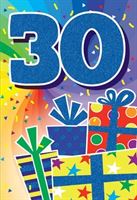 BIRTHDAY CARD - 30TH BIRTHDAY