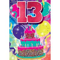 BIRTHDAY CARD - 13TH BIRTHDAY
