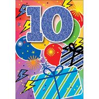 BIRTHDAY CARD - 10TH BIRTHDAY