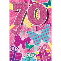 BIRTHDAY CARD - 70TH BIRTHDAY