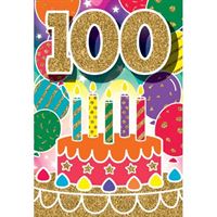 BIRTHDAY CARD - 100TH BIRTHDAY