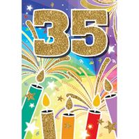 BIRTHDAY CARD - 35TH BIRTHDAY
