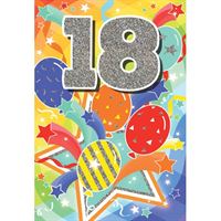 BIRTHDAY CARD - 18TH BIRTHDAY