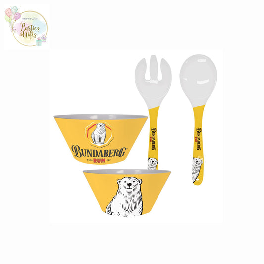 BUNDABERG RUM BUNDY BEAR SALAD SERVING SET