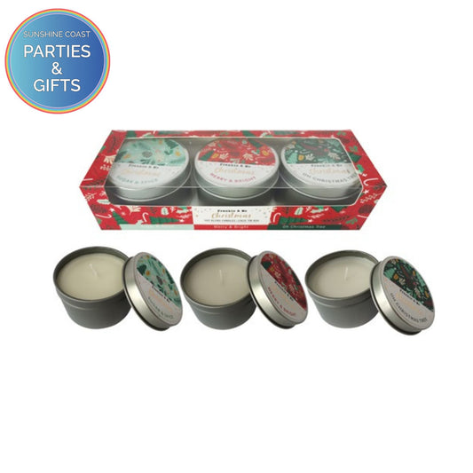 FRANKIE & ME CHRISTMAS SOY BLEND CANDLES GIFT SET