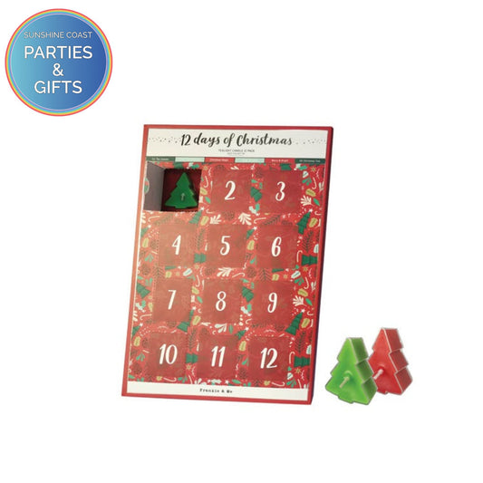 FRANKIE & ME CHRISTMAS 12 DAYS OF CHRISTMAS TEALIGHT CANDLE SET - PACK OF 12