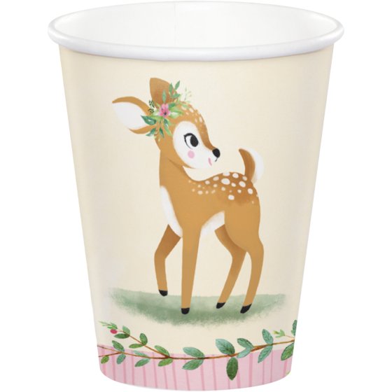 DEER LITTLE ONE 266ML CUPS - PACK OF 8