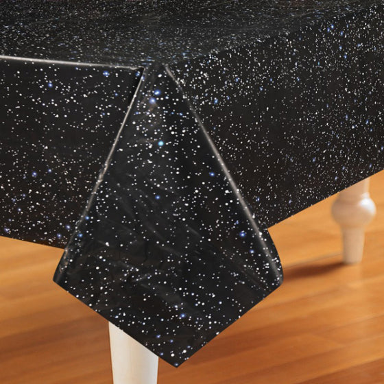 SPACE BLAST PLASTIC TABLECOVER 137CM x 274CM
