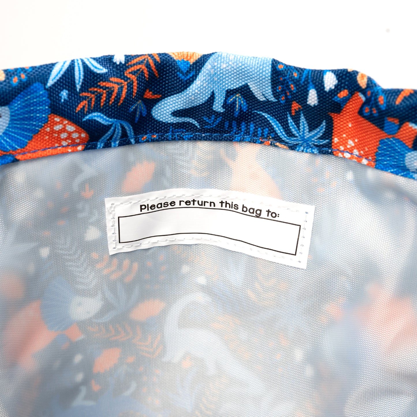 SPLOSH OUT & ABOUT DRAWSTRING BAG - DINOSAUR