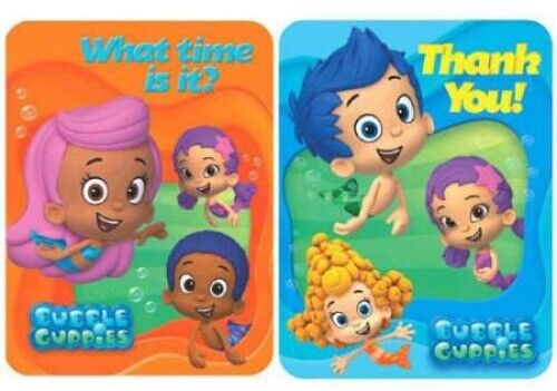 BUBBLE GUPPIES INVITATION SET - PACK OF 8