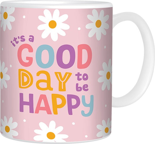 FRANKIE & ME NOVELTY MUG - IT'S A GOOD DAY TO BE HAPPY