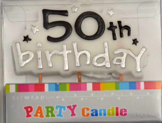 50TH BIRTHDAY CANDLE