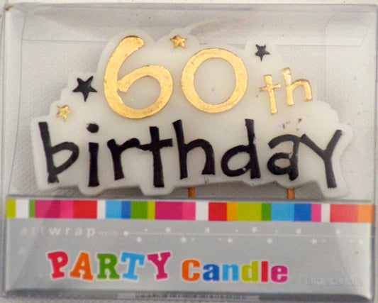60TH BIRTHDAY CANDLE