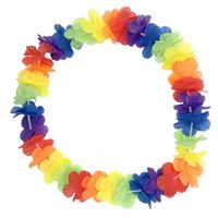 RAINBOW PARTY FLOWER LEI