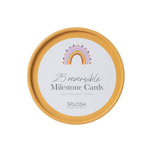 SPLOSH BABY REVERSIBLE MILESTONE CARDS - RAINBOW