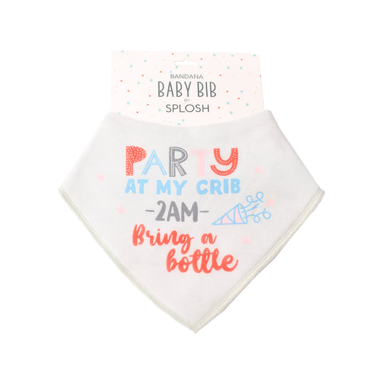 BANDANA BABY BIB BY SPLOSH - PARTY