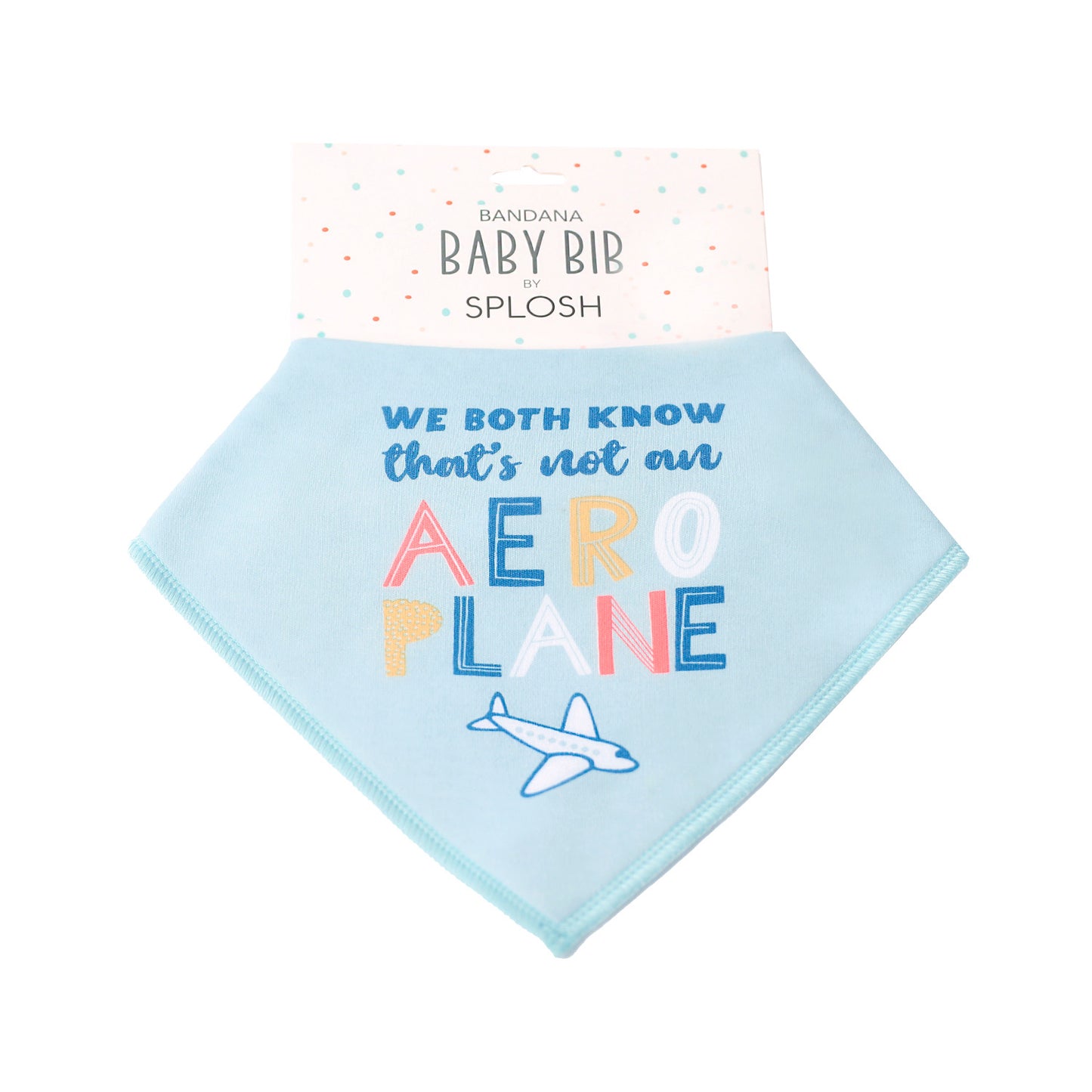 BANDANA BABY BIB BY SPLOSH - AEROPLANE