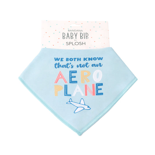 BANDANA BABY BIB BY SPLOSH - AEROPLANE
