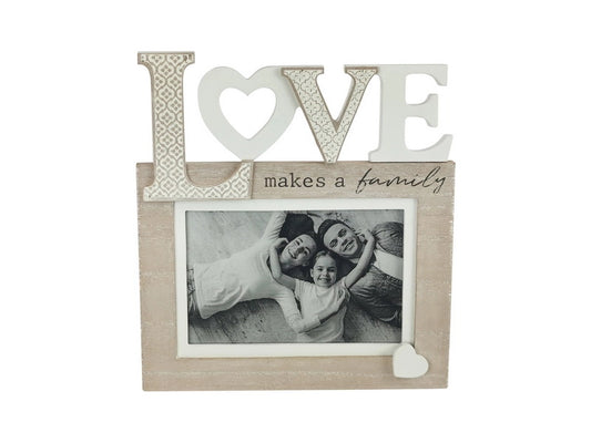 PHOTO FRAME WITH LOVE WORDING - 22CM