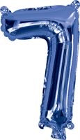 ARTWRAP BLUE FOIL BALLOON - NUMBER 7