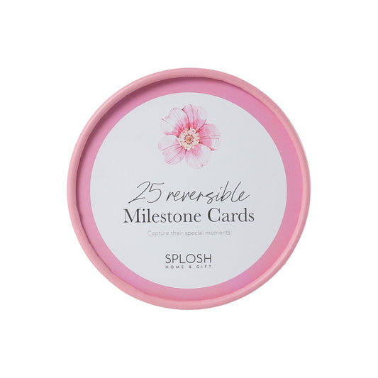 SPLOSH BABY REVERSIBLE MILESTONE CARDS - FLORAL