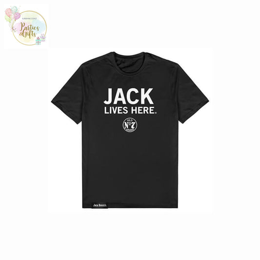 JACK DANIELS JACK LIVES HERE T-SHIRT