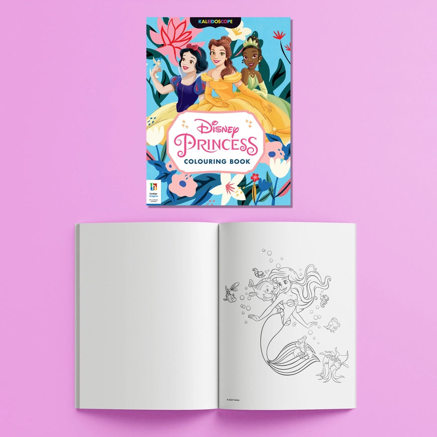 HINKLER KALEIDOSCOPE DISNEY PRINCESS ULTIMATE COLOURING CARRY CASE