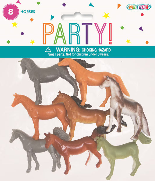 PARTY FAVOURS - HORSES - PACK OF 8