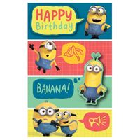 BIRTHDAY CARD - MINIONS