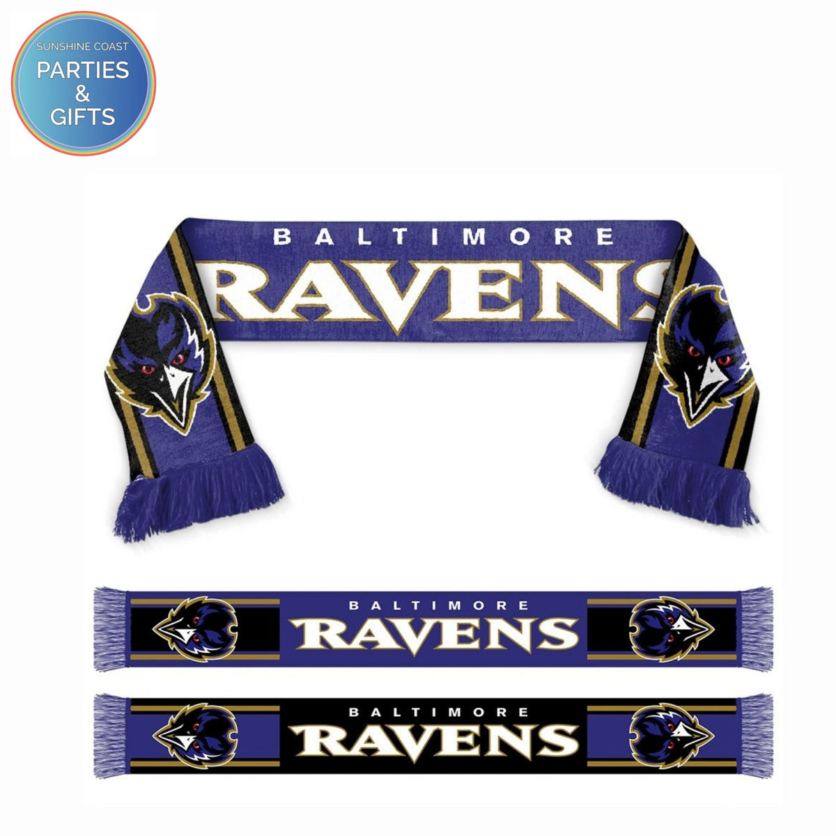 NFL BALTIMORE RAVENS SCARF