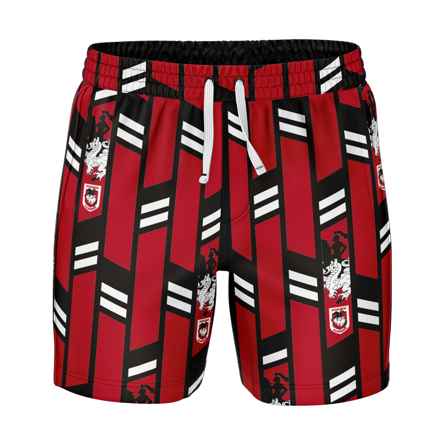 NRL RIVIERA VOLLEY SWIM SHORTS - ST GEORGE ILLAWARRA DRAGONS