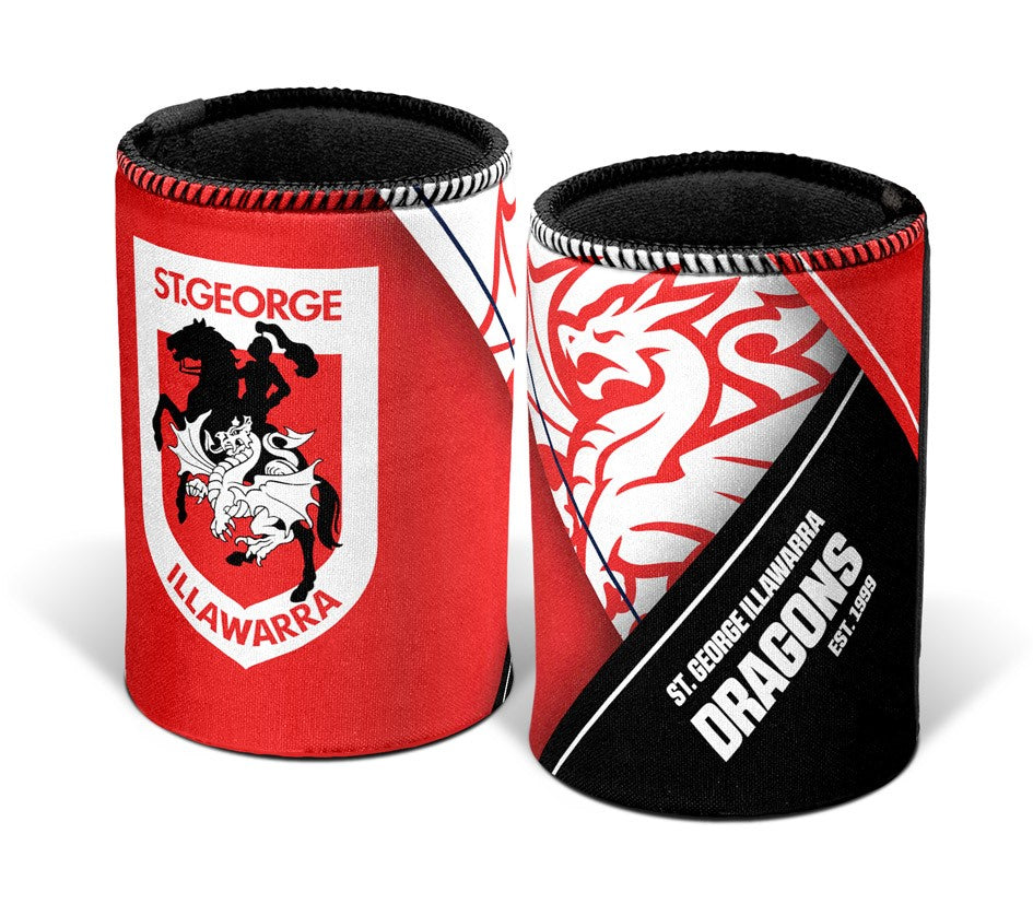 NRL ST GEORGE ILLAWARRA DRAGONS CAN COOLER