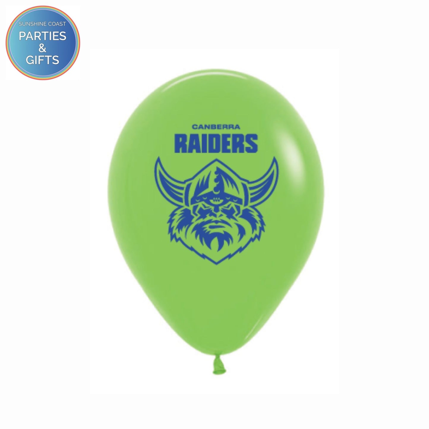 NRL CANBERRA RAIDERS 30CM LATEX BALLOONS - 6 PACK