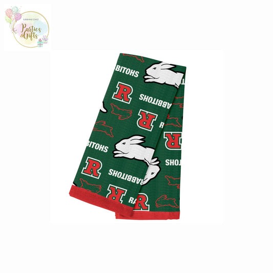 NRL SOUTH SYDNEY RABBITOHS TEA TOWEL