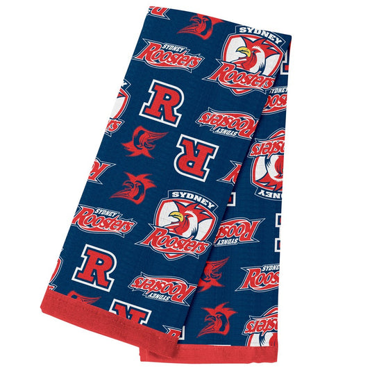 NRL SYDNEY ROOSTERS TEA TOWEL