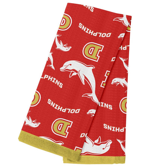 NRL REDCLIFFE DOLPHINS TEA TOWEL