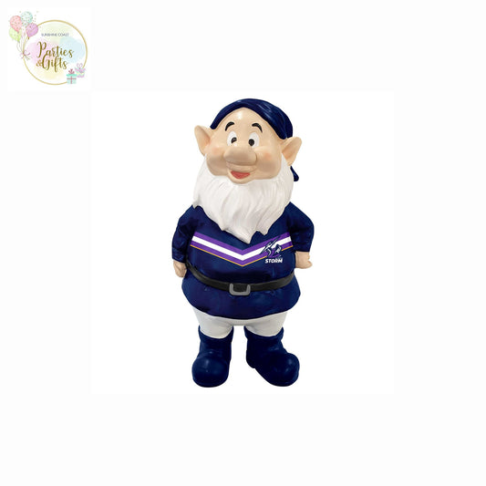 NRL MELBOURNE STORM MINI GARDEN GNOME