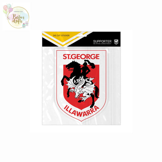 NRL ST GEORGE ILLAWARRA DRAGONS LOGO STICKER