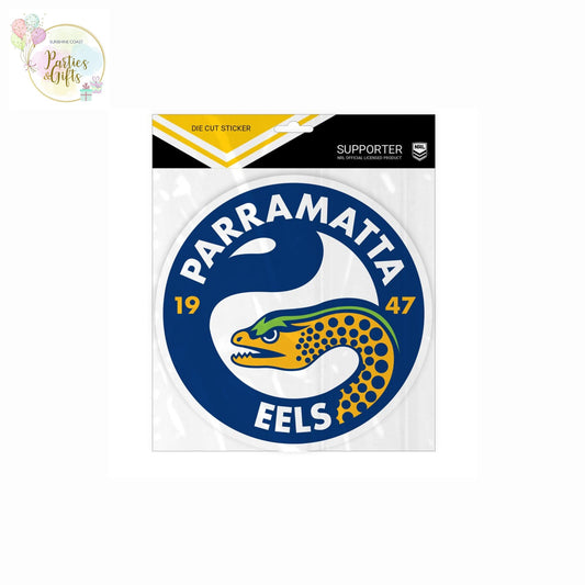NRL PARRAMATTA EELS LOGO STICKER