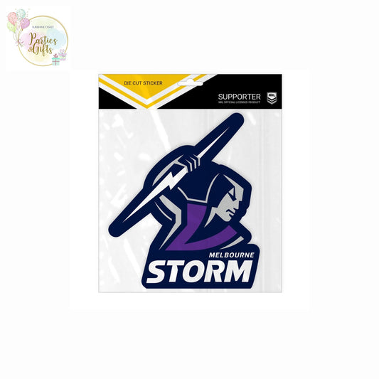 NRL MELBOURNE STORM LOGO STICKER
