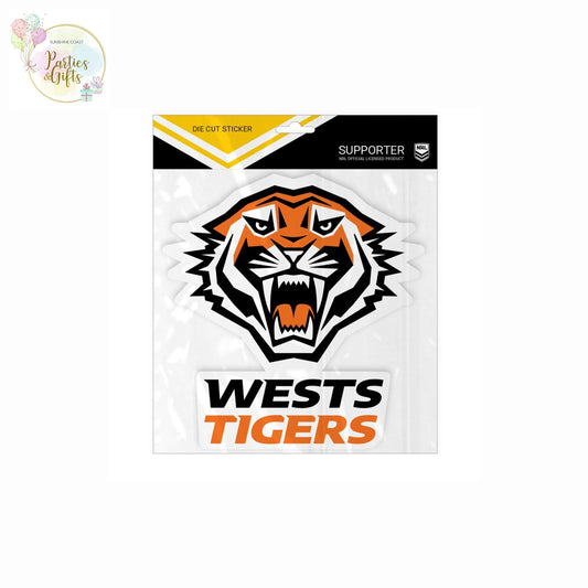 NRL WESTS TIGERS LOGO STICKER