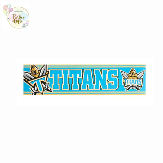 NRL GOLD COAST TITANS BUMPER STICKER