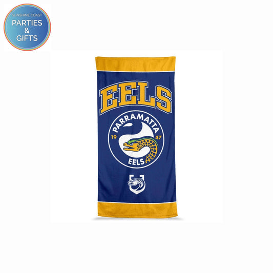 NRL JUMBO BEACH TOWEL - PARRAMATTA EELS