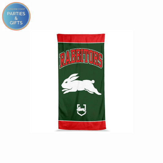 NRL JUMBO BEACH TOWEL - SOUTH SYDNEY RABBITOHS