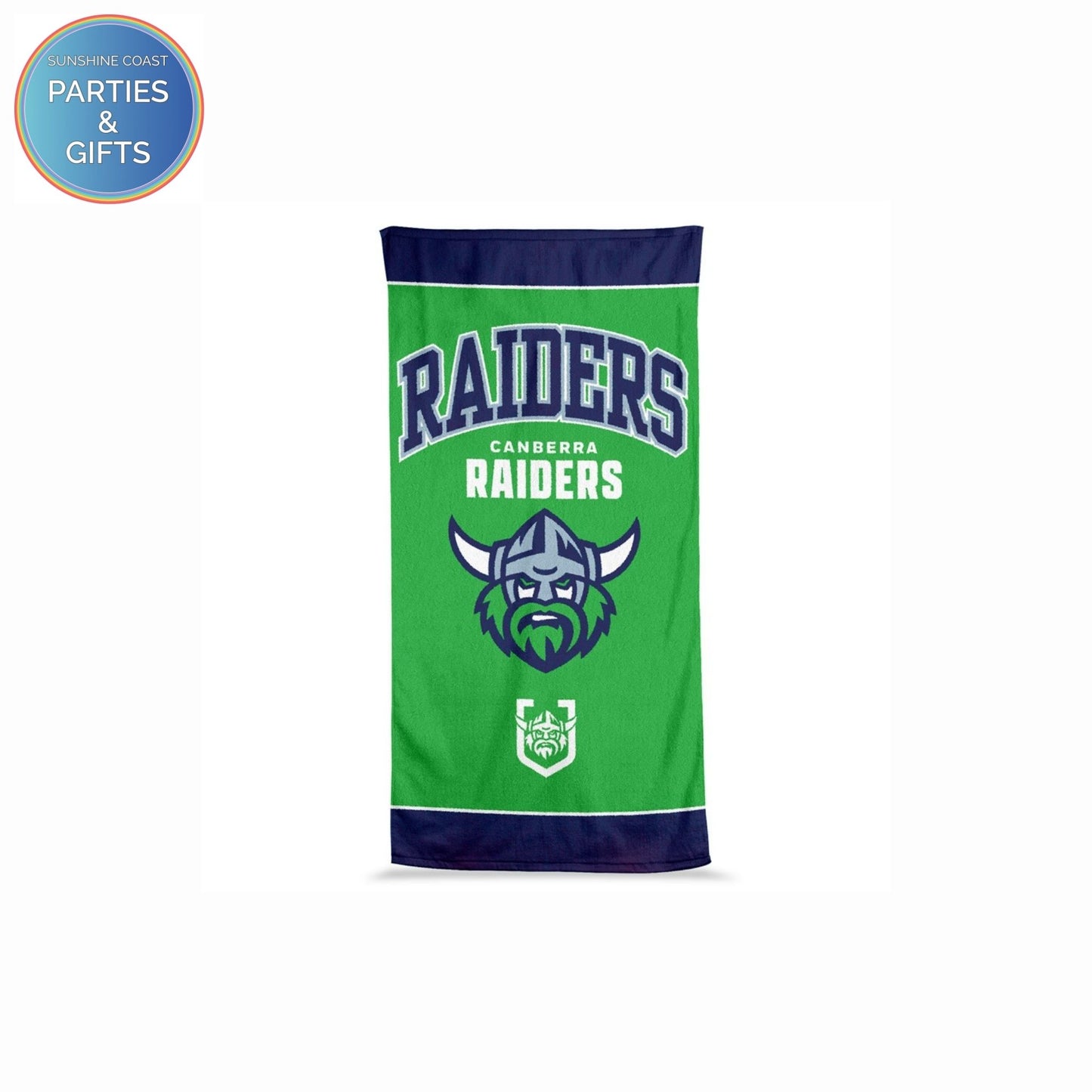 NRL JUMBO BEACH TOWEL - CANBERRA RAIDERS