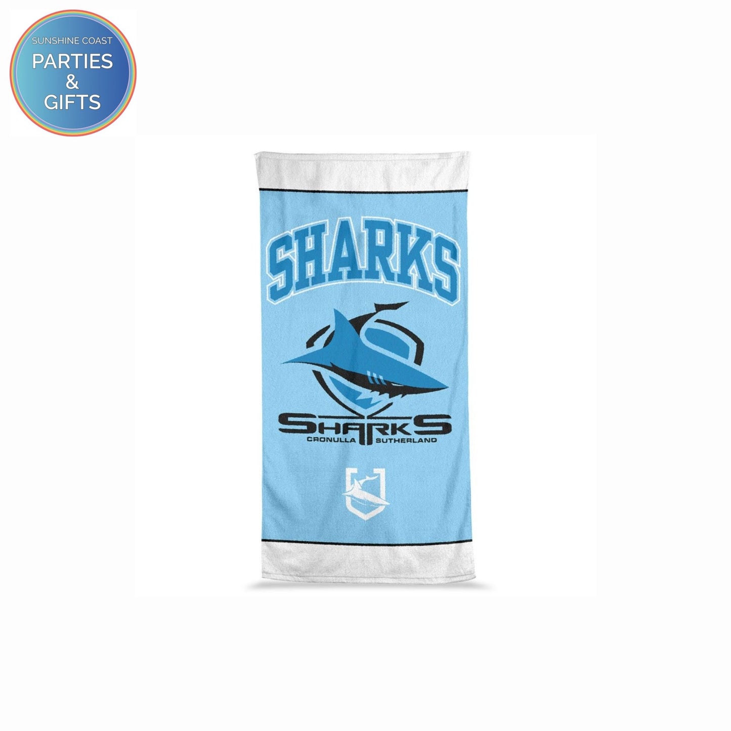 NRL JUMBO BEACH TOWEL - CRONULLA SHARKS