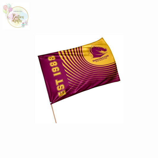 NRL GAME DAY FLAG - BRISBANE BRONCOS