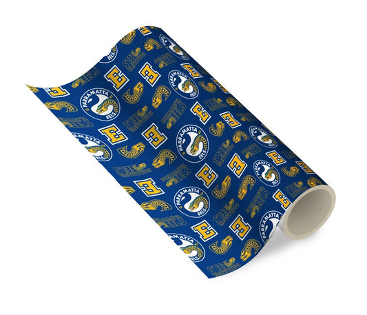 NRL PARRAMATTA EELS GIFT WRAPPING PAPER