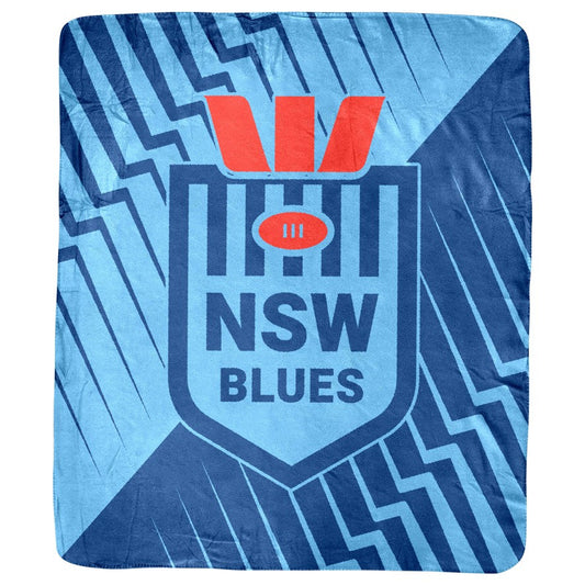 STATE OF ORIGIN CORAL FLEECE RUG - NSW